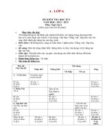 ĐÊ THI HỌC  KỲ  MÔN VĂN 6,7,8,9