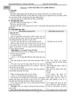 Giáo án Môn Khoa học Lớp 4 2012-2013 Cả năm