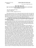 Bài thu hoạch học tập&làm theo...