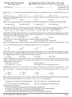 Thi thử lần 2 ngày 7/4/2013