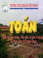 TIẾT 55 HÌNH HỘP CHỮ NHẬT