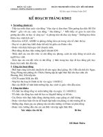 Kế hoạch tháng chi Đoàn TN năm 2013