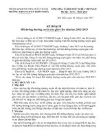 kế hoạch BDTX giáo viên