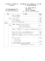 HDC đề thi HSG cấp tỉnh THCS môn Toán năm 2013