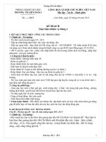 Kế hoạch tháng 4 năm 2013