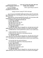 Hướng dẫn tổ chức khảo sát chất lượng giữa học kỳ II năm học 2012-2013