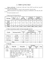 Đề thi VL8 + Ma trận