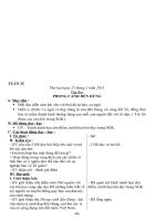 Giáo an tuân 25, lớp 5. Năm học : 2012 - 2013