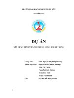 Dự án xây dựng bệnh viện nhi Hai Bà Trưng