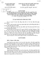 qđ số 10 UNBD tỉnh Trà Vinh về xử phạt vi phạm 08 và 288