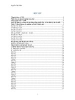 Các bài tập lớn nguyên lý kế toán