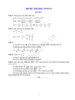 Bộ Dề Thi HSG Lớp 6