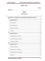 Thiết Kế Phân Xưởng THDA Sản Xuất Benzen Năng Suất 100.000 Tấn/ Năm