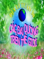 Địa lí tuần 30