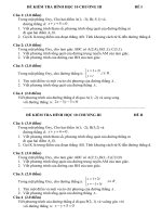 bài tập hình học 10 chương 3