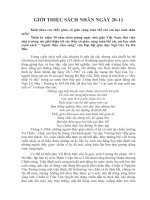 Giới thiệu sách nhân ngày 20/11