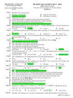 ĐỀ KIỂM TRA 45PH PHAN HAT NHAN