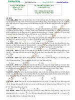 ĐỀ THI THỬ ĐẠI HỌC 2015 DAO ĐỘNG CƠ MÔN VẬT LÝ 12