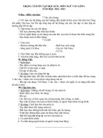 TRỌNG TÂM ÔN TẬP NGỮ VĂN, HẠ LONG