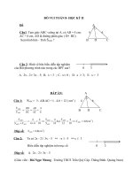 Đố vui toán 8 Kỳ II