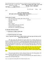 MẪU THÀNH TÍCH THCS NĂM HỌC 2012 - 2013