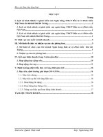 Báo cáo thực tập tổng hợp tại Ngân hàng TMCP Đầu tư và Phát triển Việt Nam chi nhánh Hai Bà Trưng