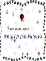 ÔN TẬP PHẦN VĂN 7