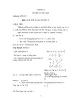 Giáo án Đại số lớp 7