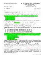 Đe thi thu ĐH 2013 co ĐA