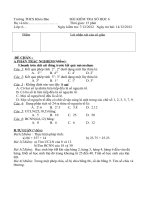 kiêm tra 1 tiết  chương III số  học 6