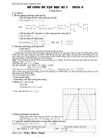 De cuong on tap hoc ki 2 Toan 9