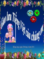 Câu hỏi giao lưu tiếng việt cho học sinh dân tộc