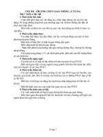 Giáo án MM - Chủ đề giao thông