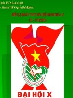 Tài liệu Điều lệ Đoàn TNCS Hồ Chí Minh (Đại hội X nhiệm kỳ: 2012-2017)