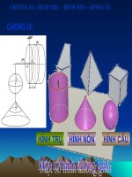 Hình trụ-Diện tích xung quanh và thể tích hình trụ