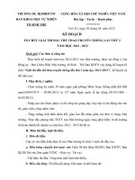 Kế hoạch thi đấu thể thao