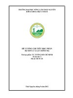 ĐỀ CƯƠNG CHI TIẾT HỌC PHẦN BỘ MÔN LÝ LUẬN CHÍNH TRỊ  Tên học phần: TƯ TƯỞNG HỒ CHÍ MINH