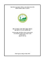 ĐỀ CƯƠNG CHI TIẾT HỌC PHẦN BỘ MÔN LÝ LUẬN CHÍNH TRỊ  Tên học phần: ĐƯỜNG LỐI CÁCH MẠNG CỦA ĐẢNG CỘNG SẢN VIỆT NAM