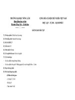 Sách giao bài tập môn xã hội học đại cương