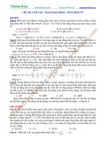 CHỦ ĐỀ : ÔN TẬP MẠCH DAO ĐỘNG SÓNG ĐIỆN TỪ