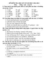 KIỂM TRA 1 TIẾT LẦN 2 HK2