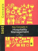 key concepts in hospitality management