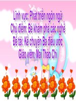 Kể chuyện Ba điều ước
