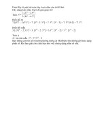 trả lời bạn TRẦN ĐỨC BIÊN