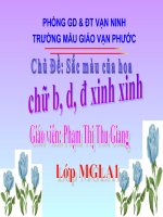 Chữ b,d,đ