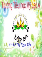 Tap lam van lop 2 Tuan 31