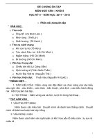 ôn tập văn lớp 8 học kỳ II