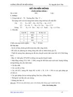 đồ án nền móng trong xây dựng