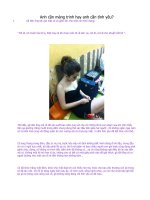 anh càn màng trinh hay cần tình yêu của em?