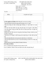 đề thi học kỳ 2 công nghệ 6